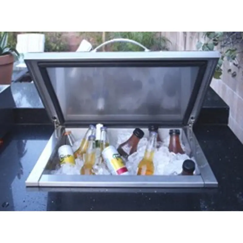 24-Inch Insulated Drop-In Ice Bin – 2.7 Cu. Ft. Stainless Steel Design 1