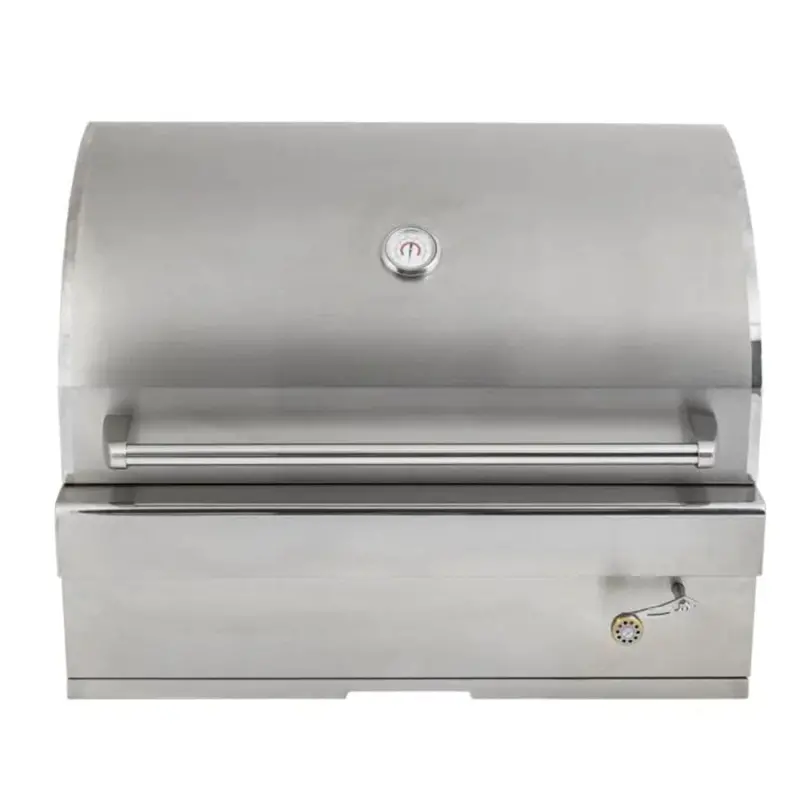 32-Inch Stainless Steel Turbo Built-In Charcoal Grill With Integrated Charcoal Tray 1