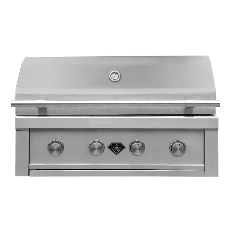 36-Inch 4-Burner Natural Gas Grill – Diamond Grill Bbq 1