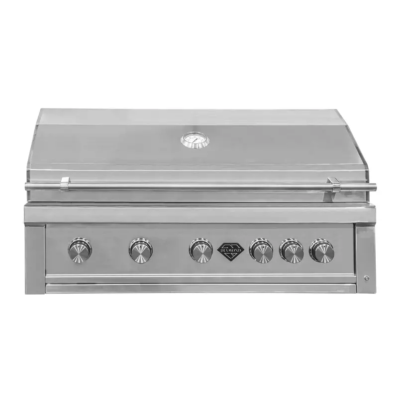 42-Inch 5-Burner Natural Gas Grill With Infrared Burner – Diamond Grill Bbq 1
