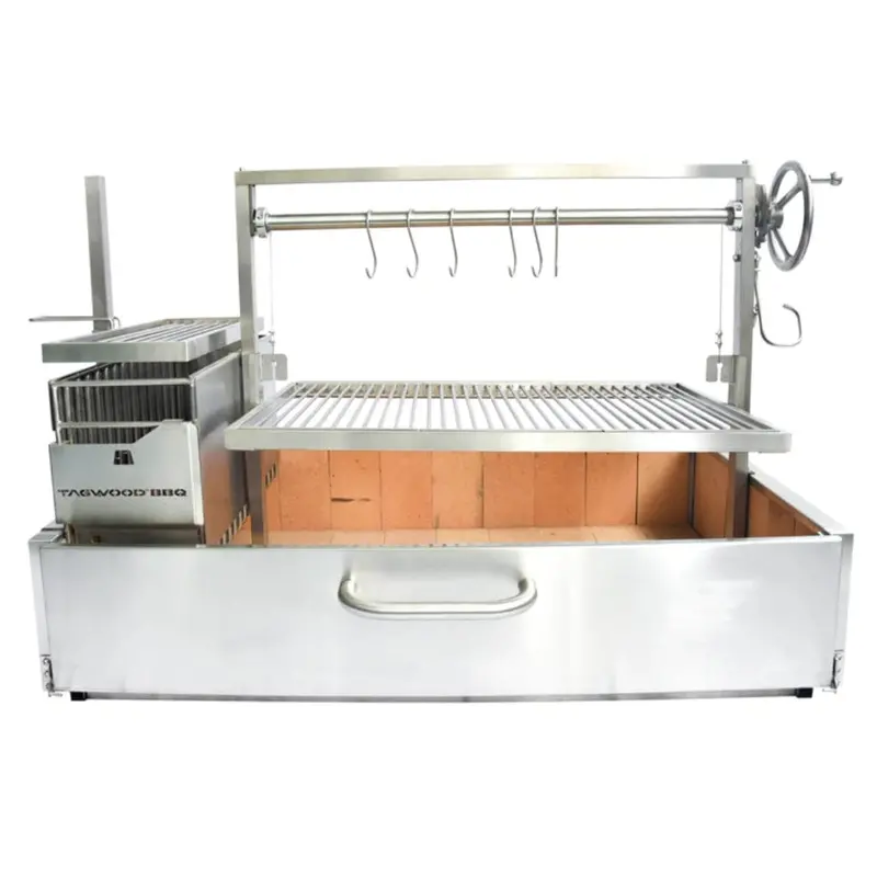 48-Inch All-Stainless Xl Argentine Wood/Charcoal Built-In Grill (Bbq25Ss) 1