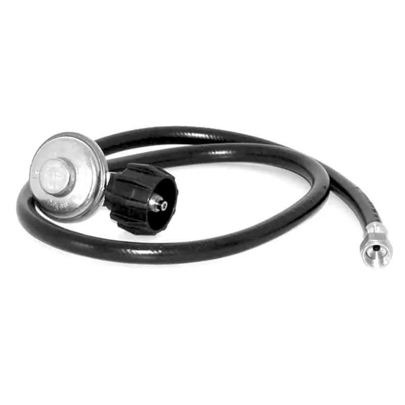 90° Type 1 Propane Regulator With 42-Inch High-Pressure Hose – Mhp Hr7B 1