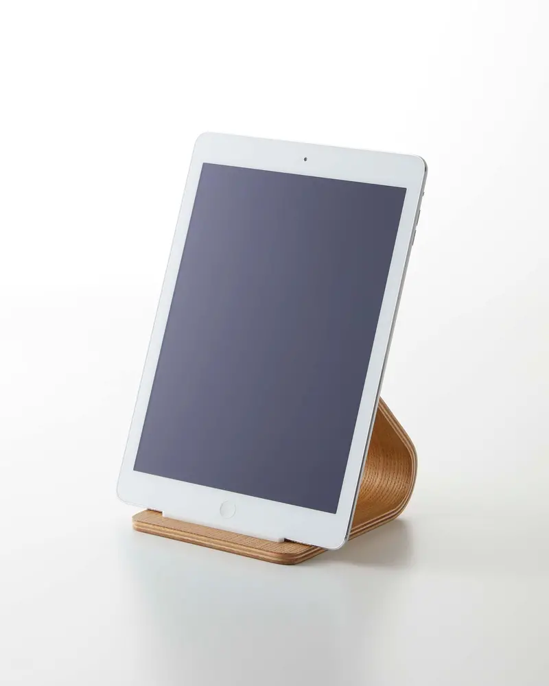 Adjustable Wooden Tablet Stand For Desk Or Bed 1