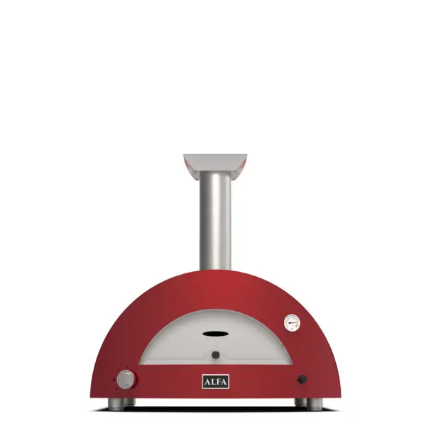 Alfa Forni Moderno 2 – Red Natural Gas Pizza Oven (2-Pizza Capacity) 1
