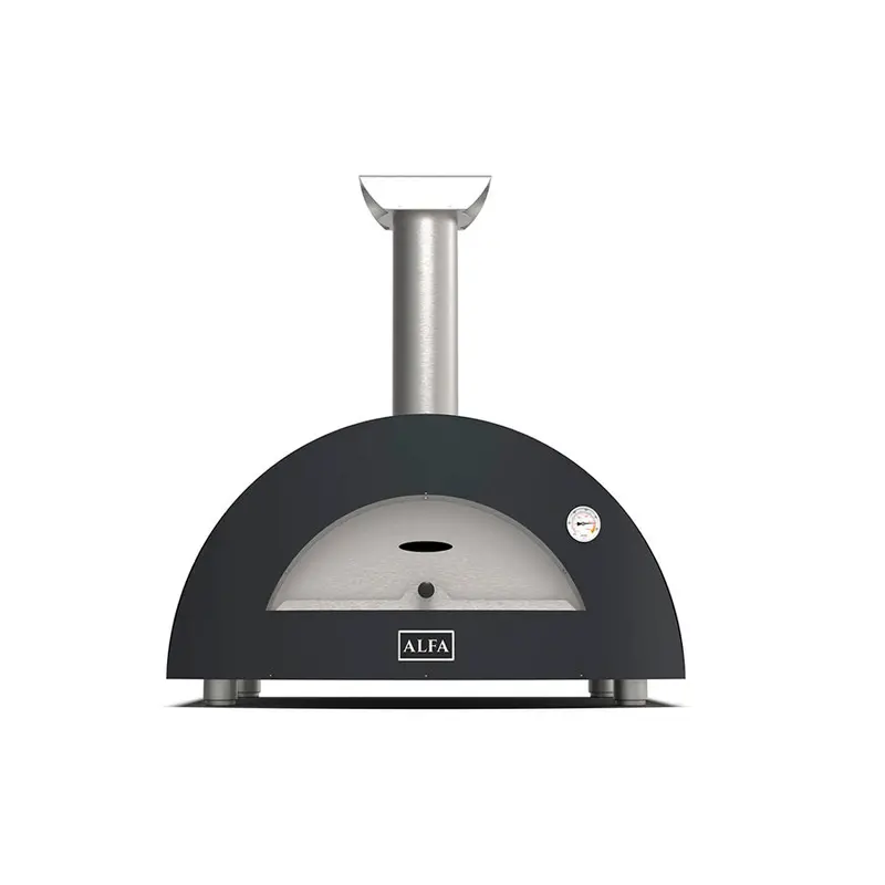 Alfa Forni Moderno 3 – Grey Natural Gas Pizza Oven (3-Pizza Capacity) 1
