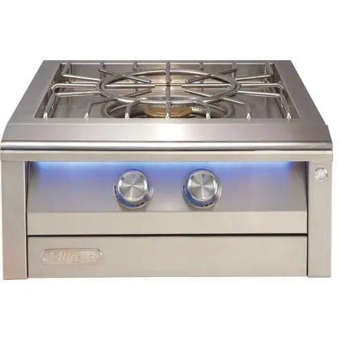 Alfresco Versa Power 24-Inch Signal White Matte Gas Cooker 1
