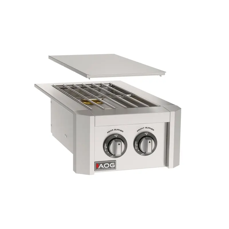 American Outdoor Grill Dual Natural Gas Sideburner For Outdoor Kitchens 1