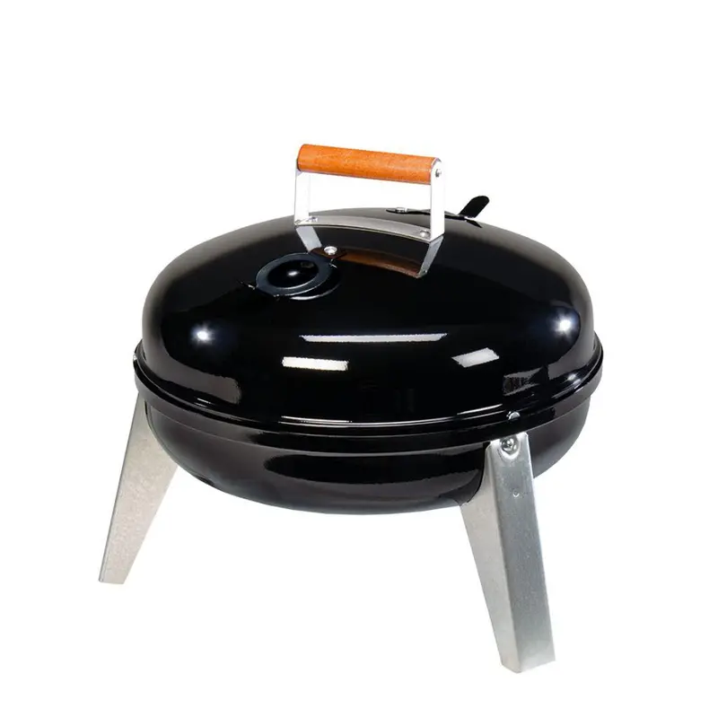 Americana 19" Black Lock 'N Go Portable Charcoal Grill – Travel-Ready Bbq 1