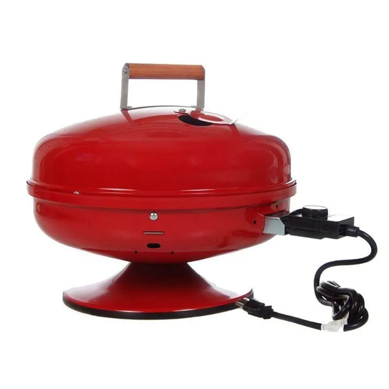 Americana 21" Red Lock 'N Go Electric Grill – Outdoor-Focused Portable Design 1