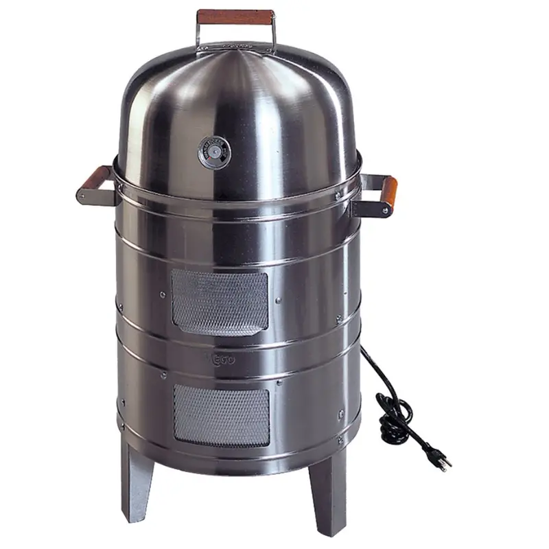 Americana 21" Stainless Steel Electric Water Smoker – Smokehouse-Style Flavor 1