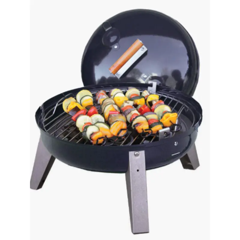 Americana 21" Wherever Dual-Fuel Grill – Black Portable Charcoal & Electric Version 1