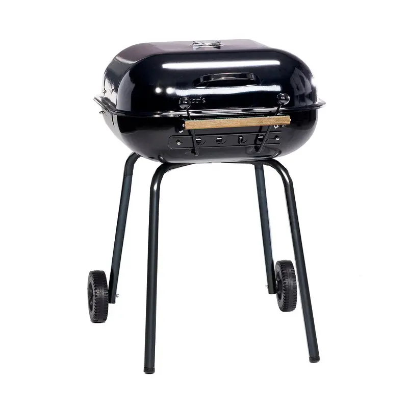 Americana 25" Black Swinger Grill – Six-Position Adjustable Cooking Grid 1