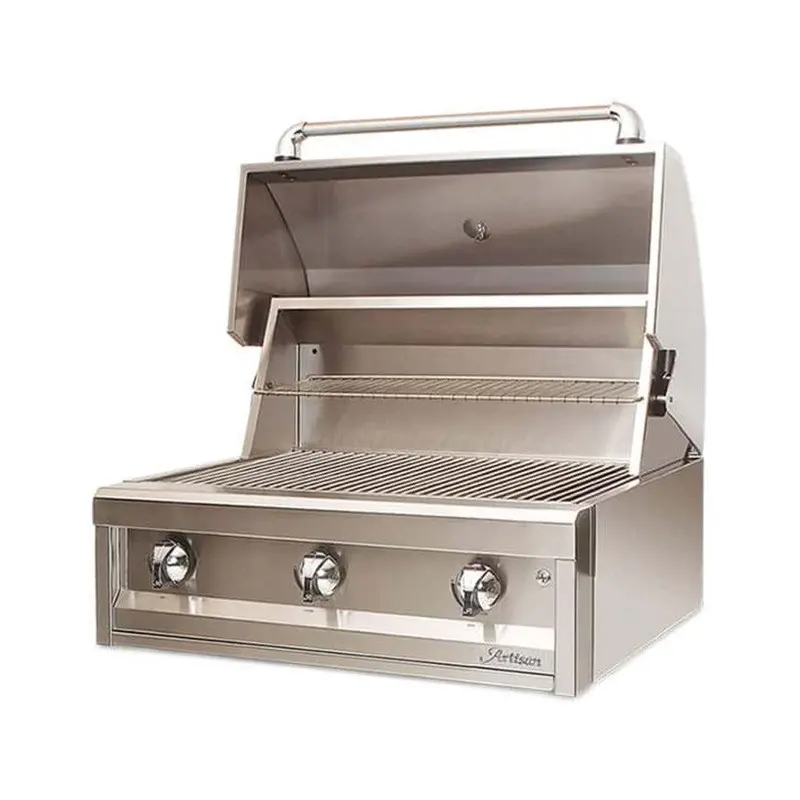 Artisan Eagle 32-Inch Built-In Stainless Steel 3-Burner Natural Gas Grill 1