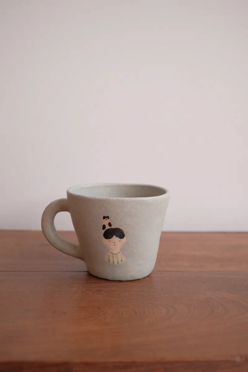 Aya Watanuki Rainbow Large Mug – Blue-Haired Boy 1