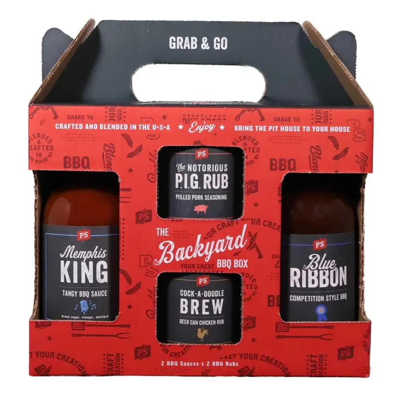 Backyard Bbq Gift Set With Premium Ps Seasonings 1