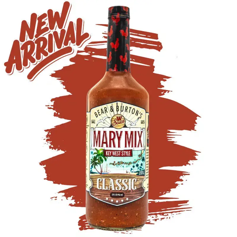 Bear & Burtons Key West-Style Bloody Mary Mix With Sauce – 32 Oz Bottle 1