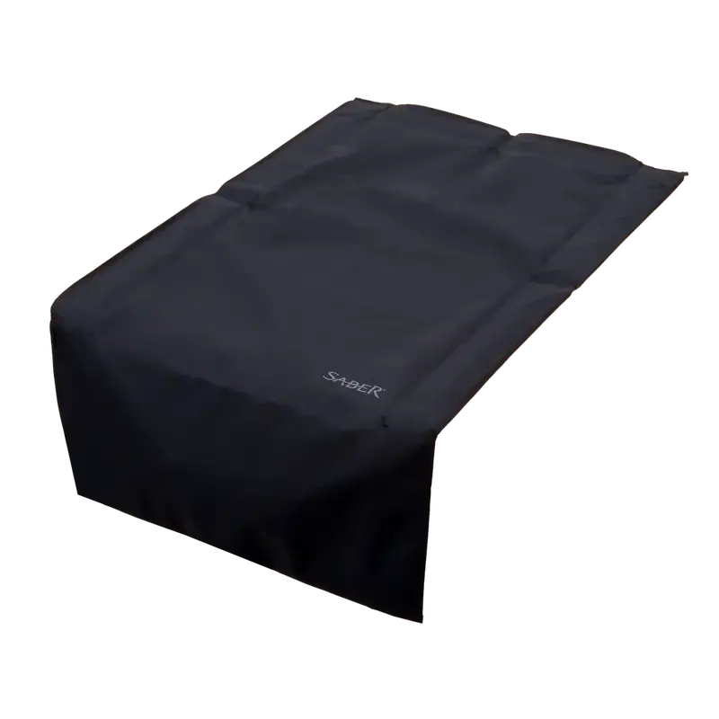 Black Dual-Side Burner Cover For Saber Grills 1