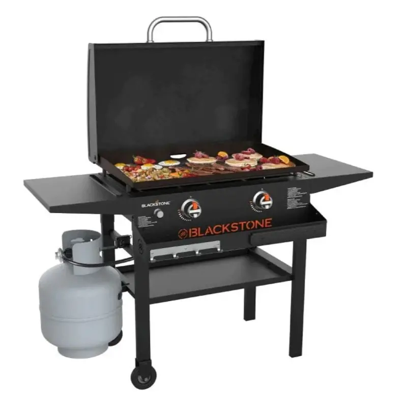 Blackstone 28-Inch Griddle With Integrated Hood And Front Storage Shelf 1