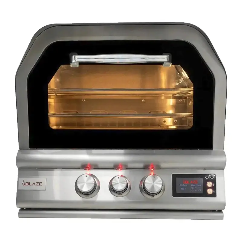 Blaze 26" Built-In Propane Pizza Oven With Rotisserie Kit 1