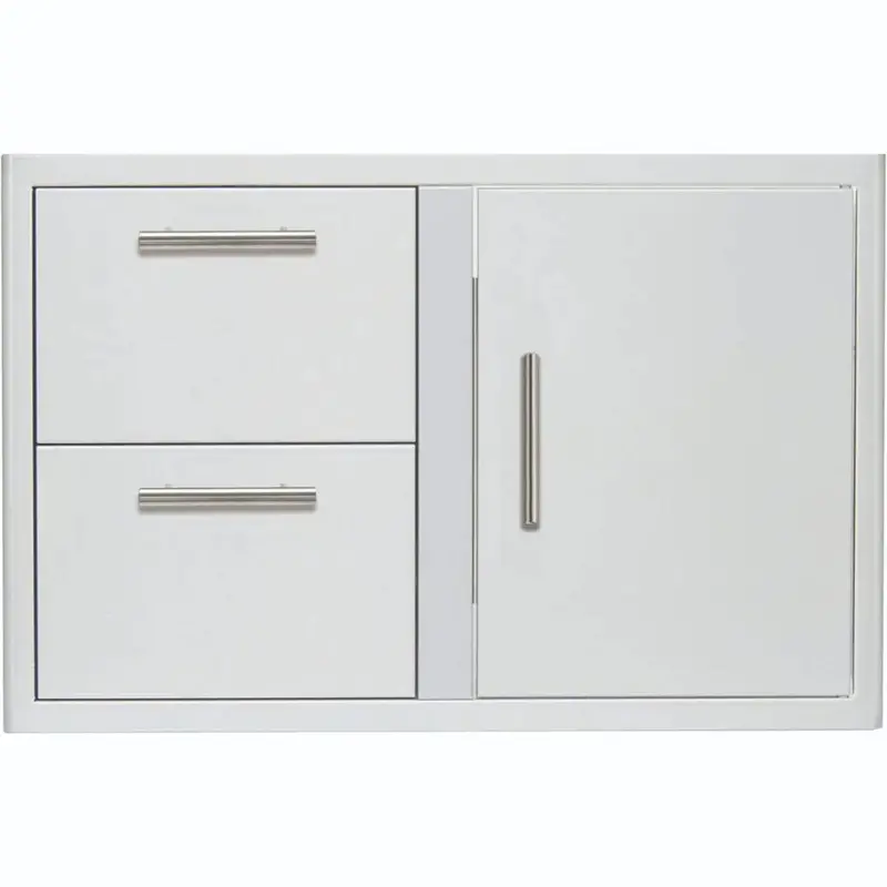Blaze 32-Inch Combo Unit: Access Door Plus Dual Lighted Drawers With Soft-Close Hinges 1