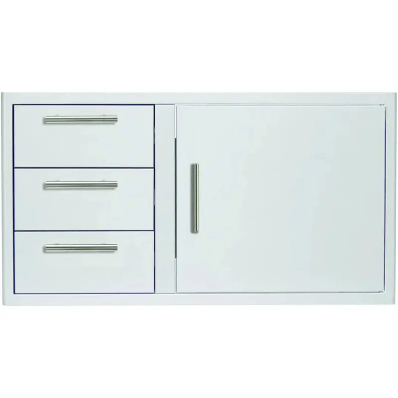 Blaze 39-Inch Combo Unit: Access Door Plus Triple Lighted Drawer With Soft-Close Hinges 1