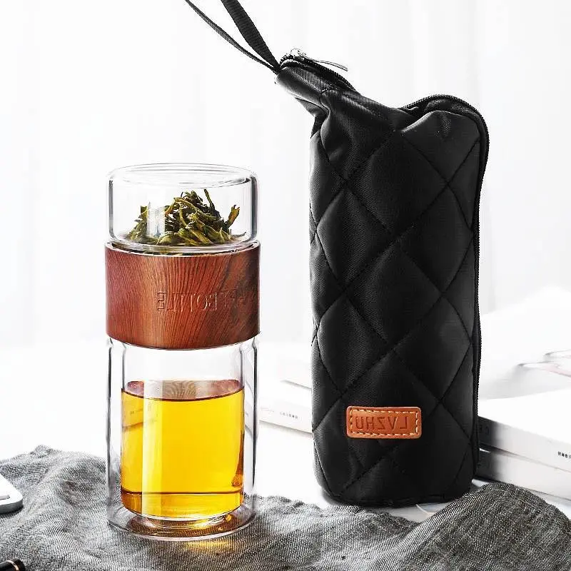 Blender-Style Glass Travel Mug With Lid 1