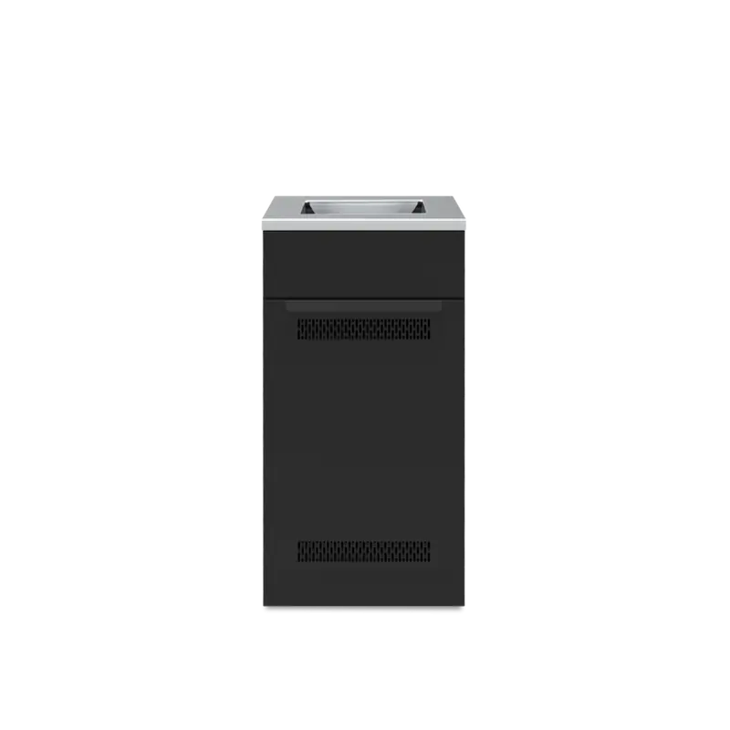 Broil King Baron Built-In Cabinet With Propane Tank & Side Burner 1