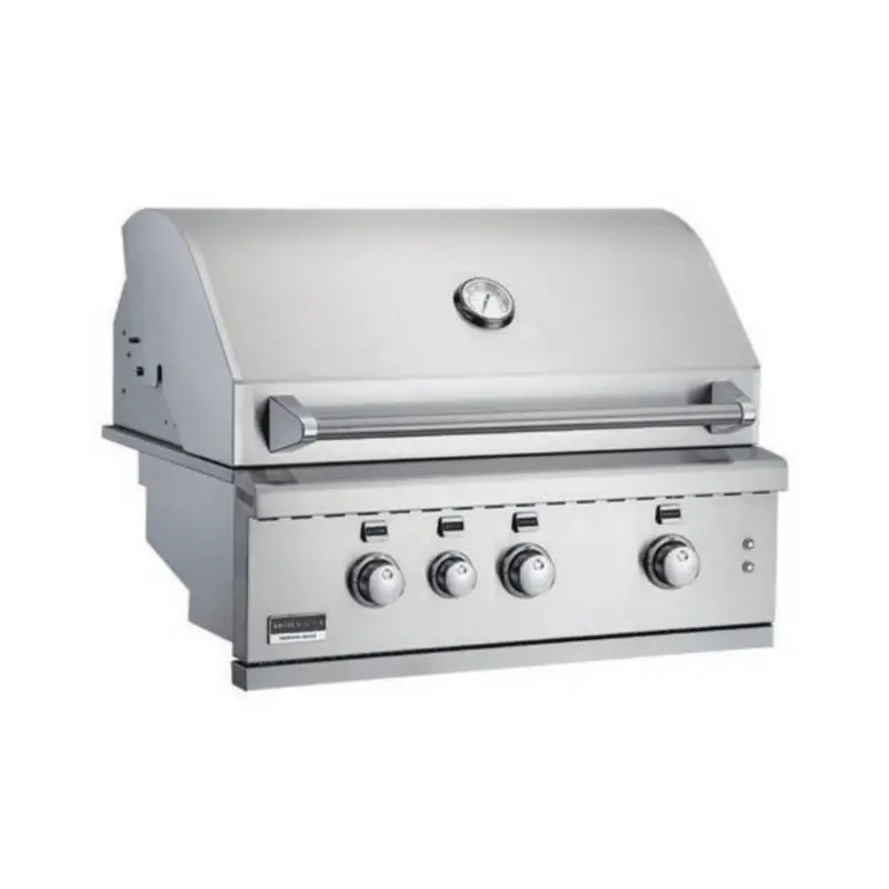 Broilmaster 34-Inch Built-In Gas Grill Head – Stainless Steel, 3 Burners, Led Interface, Infrared Sear & Illuminated Work Surface 1