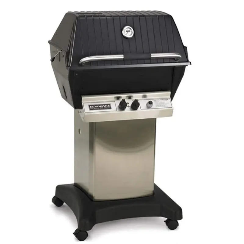 Broilmaster P3X Premium Natural Gas Grill With Stainless Steel Mobile Cart 1