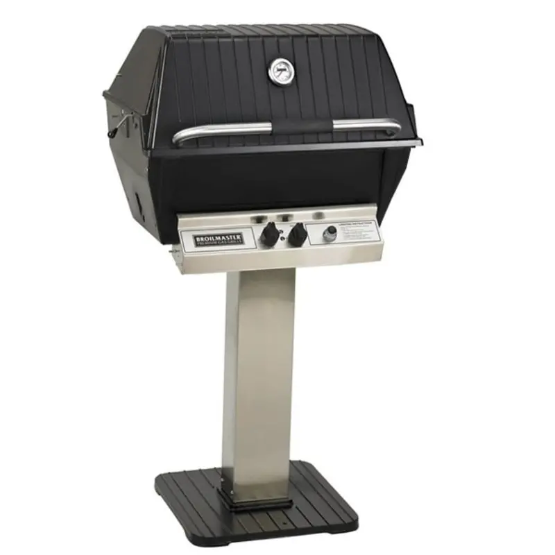Broilmaster P3X Premium Propane Grill With 26-Inch Stainless Steel Patio Post 1