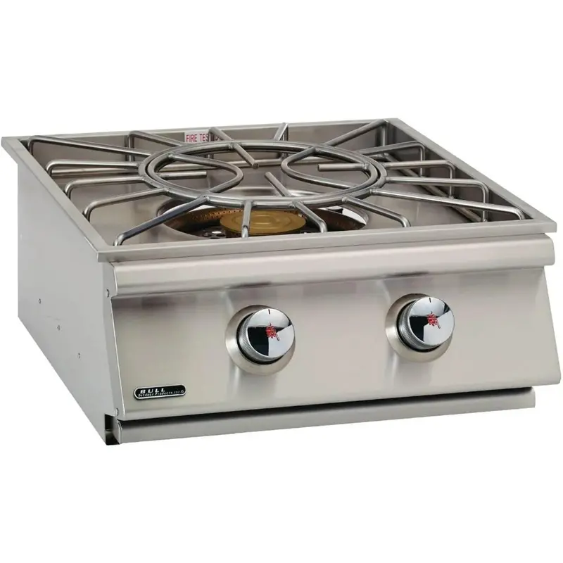 Bull 22-Inch Stainless Steel High-Power Gas Burner 1