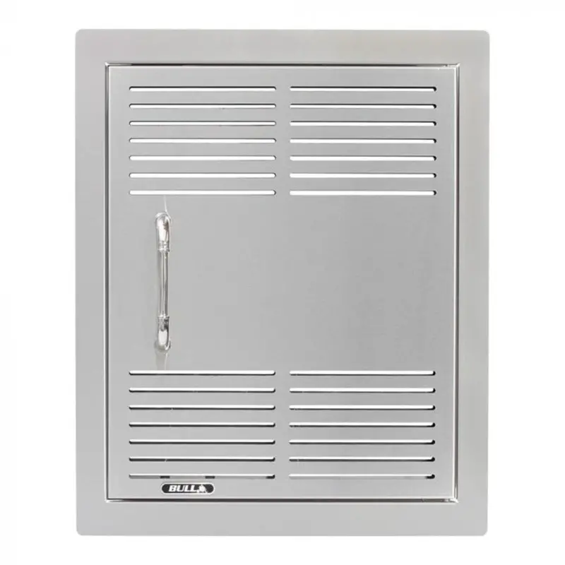 Bull 22-Inch Vented Vertical Stainless Steel Door For Outdoor Kitchens 1