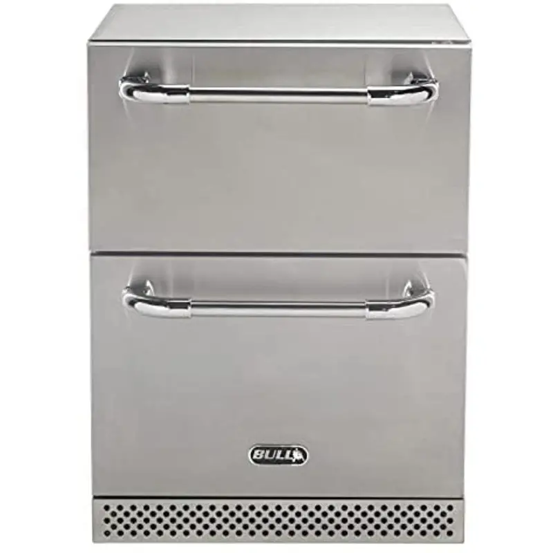 Bull 23-Inch 5 Cu. Ft. Premium Double-Drawer Outdoor Refrigerator 1