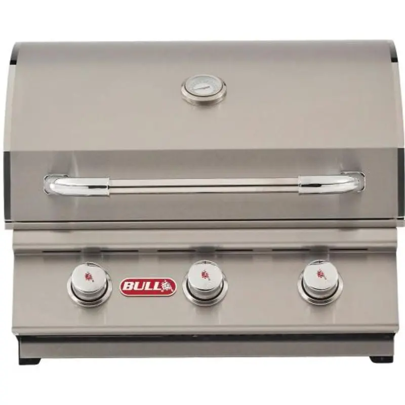 Bull 25-Inch Steer 3-Burner Built-In Gas Grill – Compact Premium Design 1