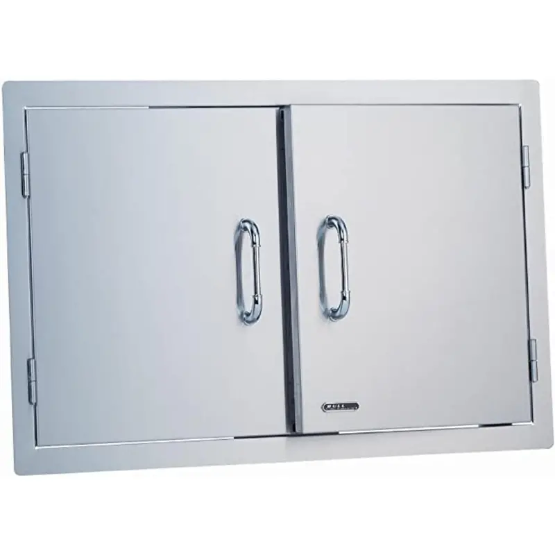 Bull 30-Inch Commercial-Grade Stainless Steel Double-Door Refrigerator 1