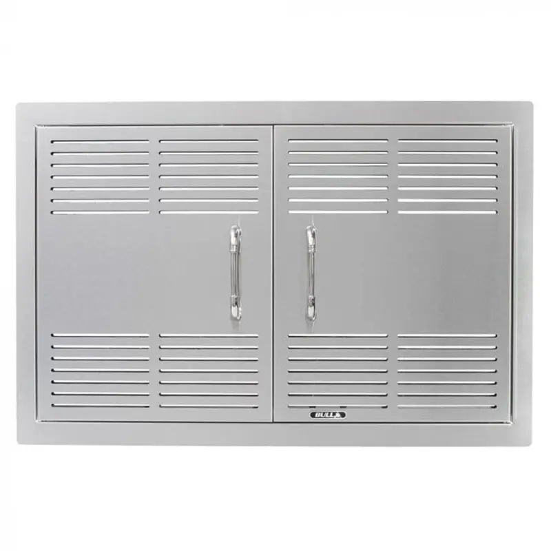 Bull 30-Inch Dual-Lined Vented Double-Door Stainless Refrigerator 1