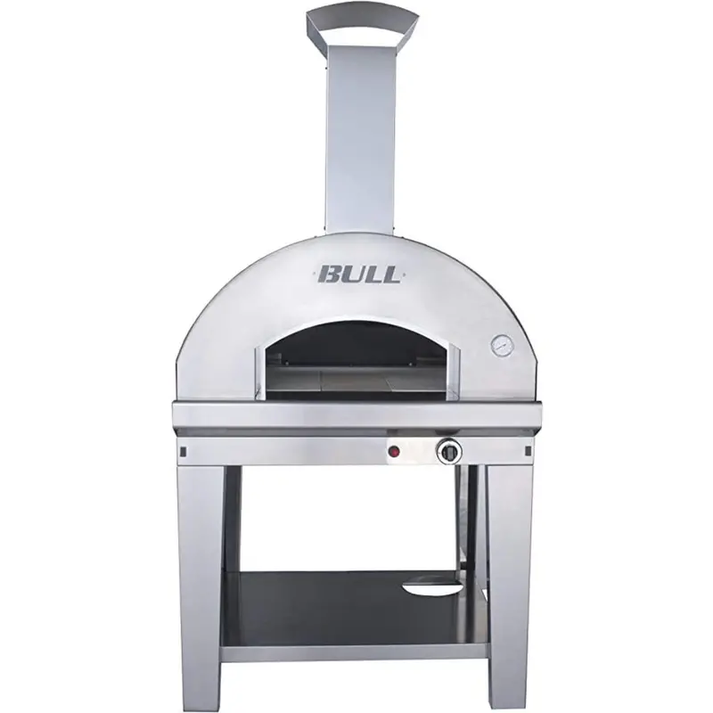 Bull 38-Inch Extra-Large Gas Pizza Oven Complete Mobile Cart 1