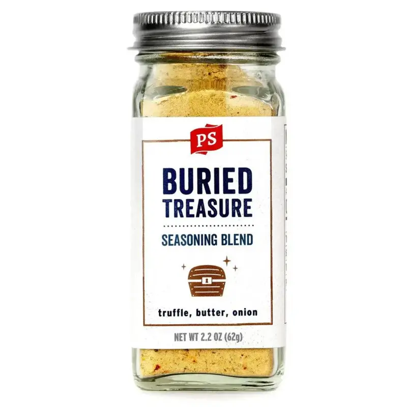 Buried Treasure Truffle Butter Seasoning – 2 Oz Umami-Rich Finishing Salt 1