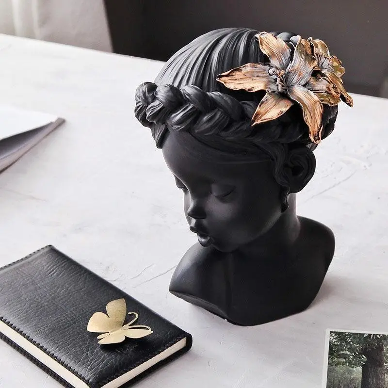 Butterfly-Inspired Girl Figurine Sculpture 1