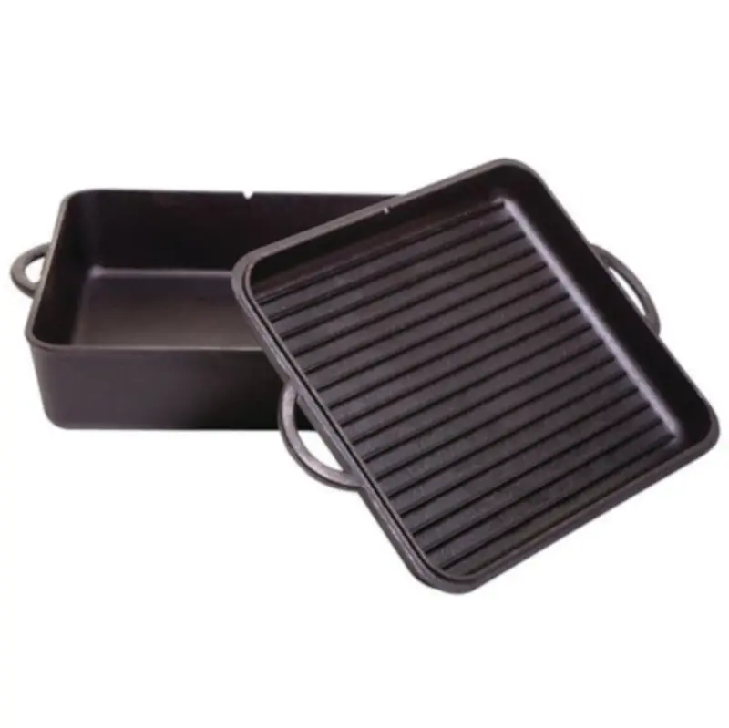 Camp Chef Square Cast Iron Dutch Oven – Pre-Seasoned 1