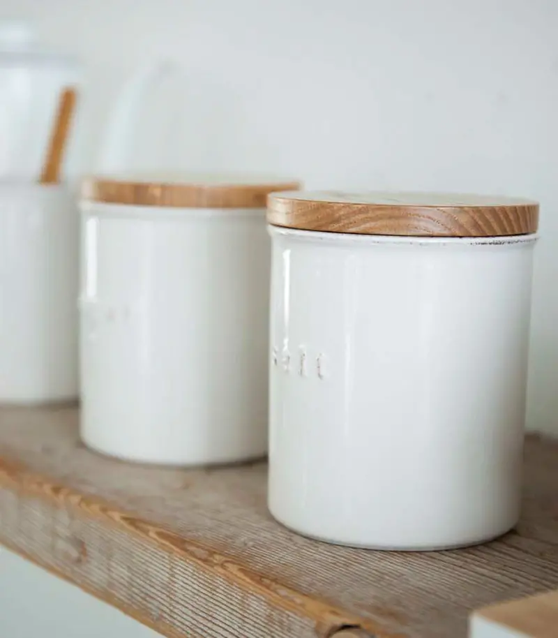 Ceramic Coffee And Sugar Canister Set (2-Piece) 1
