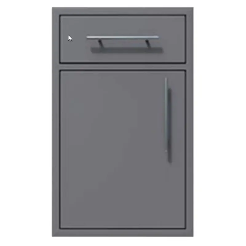 Challenger Designs 24-Inch Canyon Series Single-Door + Drawer Enclosure With Adjustable Shelf 1