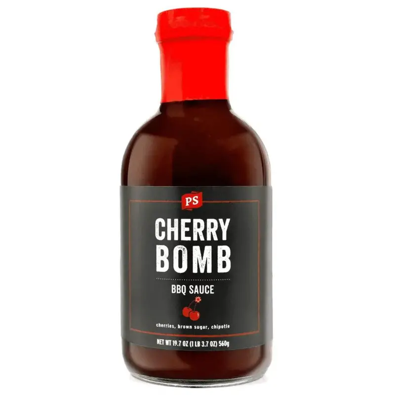 Cherry Bomb Door County Cherry Bbq Sauce – 20 Oz Sweet-Tart Glaze 1