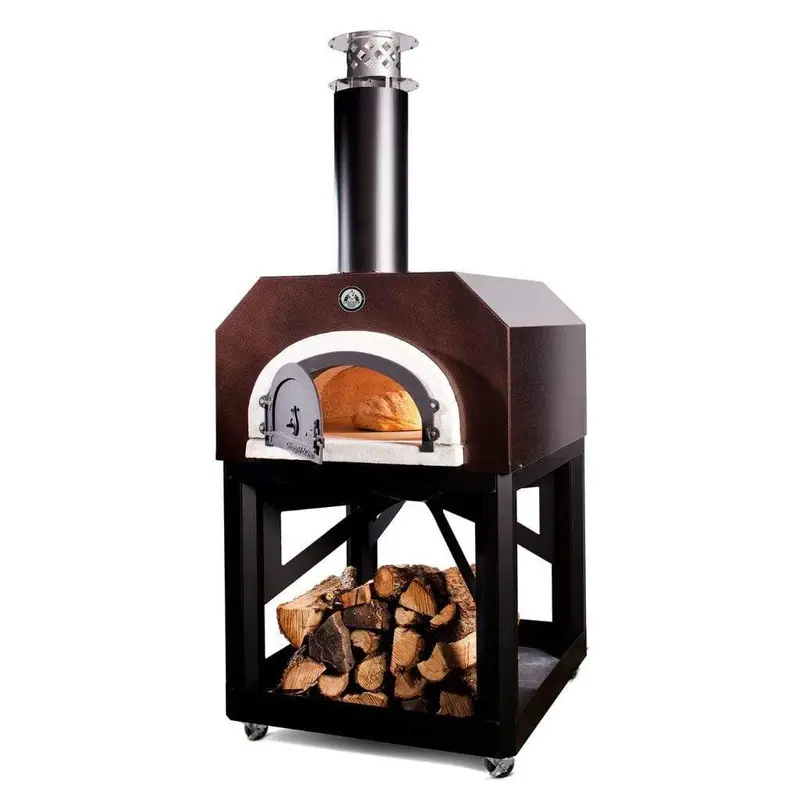 Chicago Brick Oven Cbo-750 Portable Wood-Fired Pizza Oven — 38" X 28", Copper Vein Hood 1