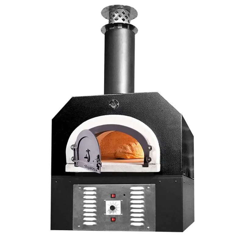Chicago Brick Oven Cbo-750 Residential Hybrid Pizza Oven — 38" X 28", Wood & Propane, Solar Black Hood & Skirt 1