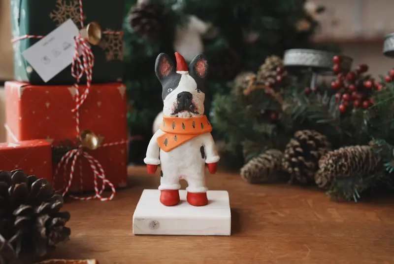 Coco Stone Christmas Ornamental Figurine (Cs01 #3) 1