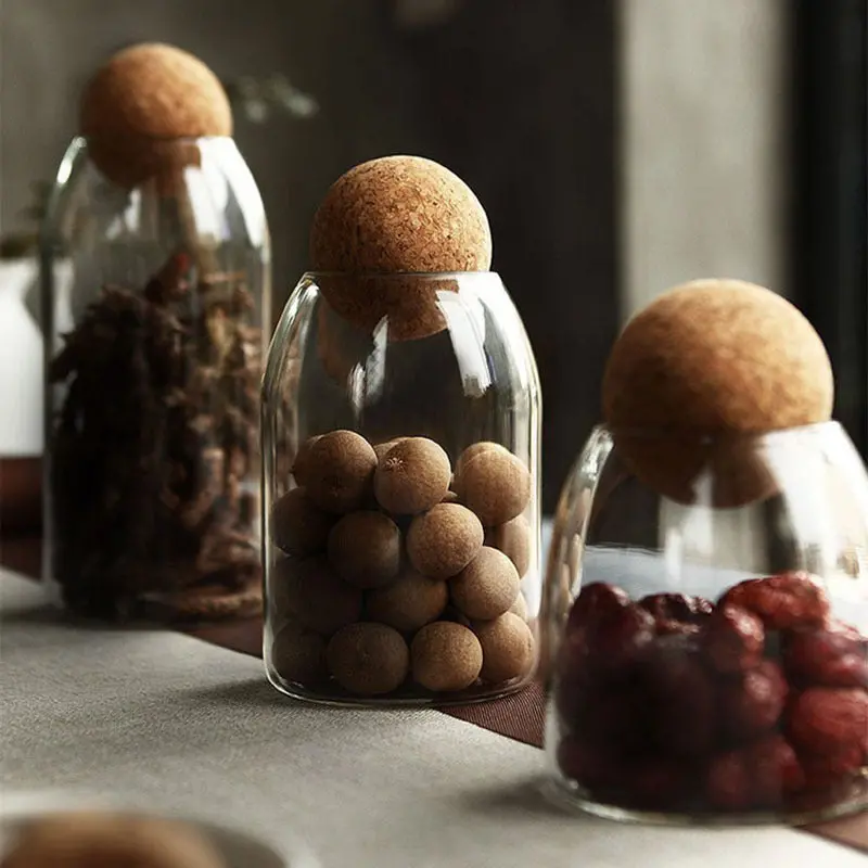 Cork And Glass Ball Jar By Paulo 1