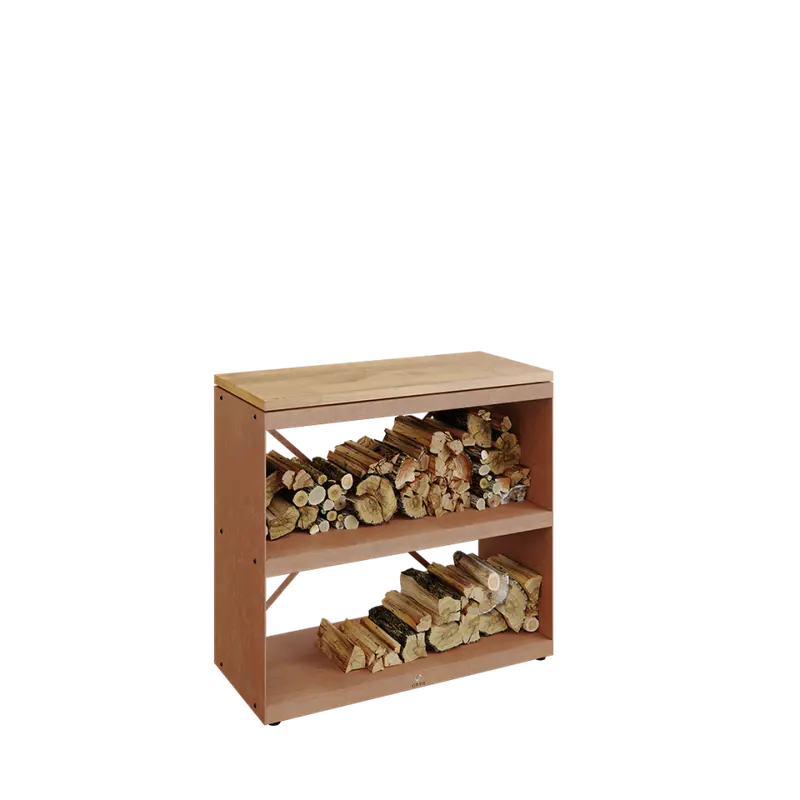 Corten Steel Wood Storage Cabinet – Dressoir Style 1