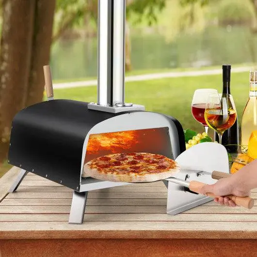 Costway Portable Multi-Fuel Pizza Oven Kit – Includes Stone & Peel 1