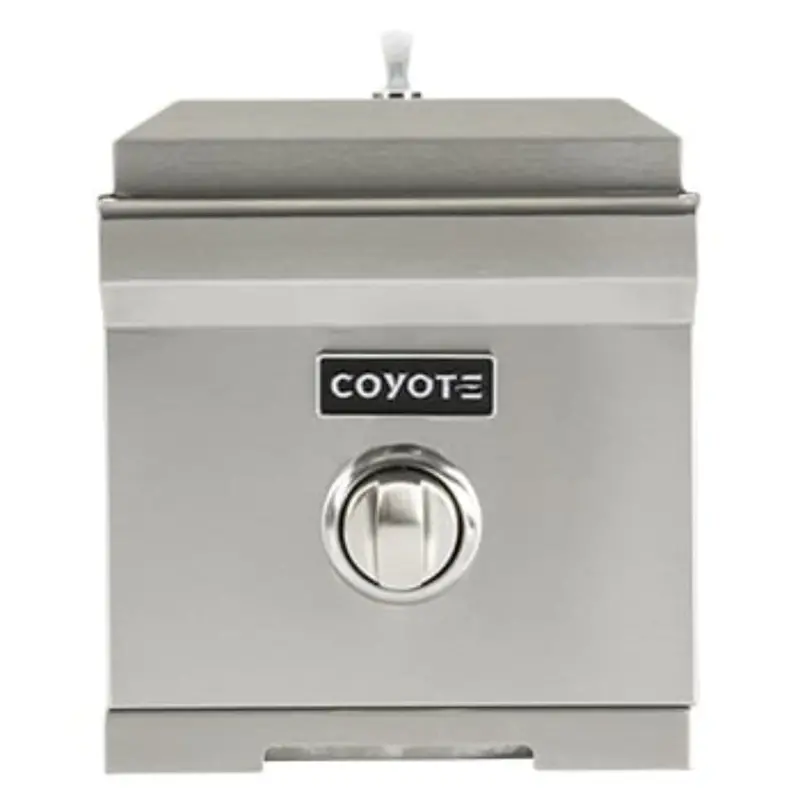 Coyote 11-Inch Built-In Natural Gas Side Burner – Compact Outdoor Cooking Module 1